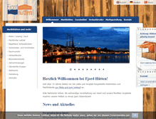 Tablet Screenshot of fjord-huetten.de